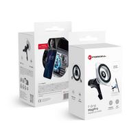 FORCELL F-GRIP Mag Pro magnetic car holder for air vent, compatible with MagSafe, black