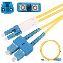 Extralink SC/UPC-LC/UPC | Fiber Optic Patch Cord | Single-mode, Duplex, 3mm, 5m