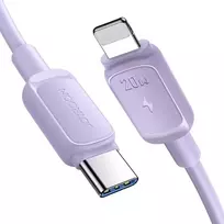 Joyroom Multi-Color Series A14 USB-C / Lightning 20W kabelis 1.2 m – violetinės spalvos