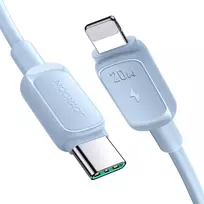 Joyroom Multi-Color Series A14 USB-C / Lightning 20W kabelis 1.2 m – mėlynos spalvos