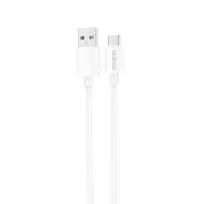 Dudao L4ST USB-A / USB-C kabelis 2A 1m – baltos spalvos