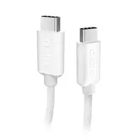 SBS TECABLETISSUETCCG USB-C – USB-C 1.5m 60W pintas laidas – pilkos spalvos