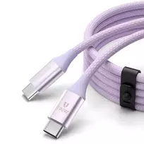 Kabel Orico CDX 100W 5A Power Delivery USB-C – USB-C 1m – violetinės spalvos