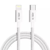 Tech-Protect UltraBoost USB-C / Lightning PD27W/3A kabelis 200 cm – pilkos spalvos