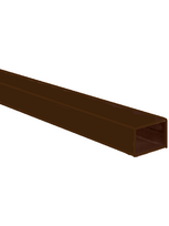 Skersinis tvorai 20x40 mm x 2,5 m, ZN+RAL8019 (tamsiai rudas)