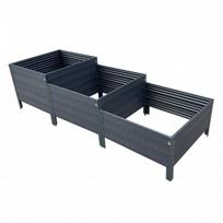 NAUJO DIZAINO GPPS modulinė pakelta lysvė KLASIKA Woodlook (laiptai) - Ąžuolo imitacijos (ruda)