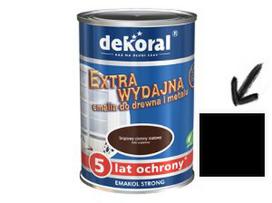 Dekoral Emakol Strong, emalis | juodas (czarna) 0.9 ltr.