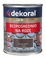 Dekoral, emalis antikorozinis | 0.65 ltr. vidutiniškai .rudas (braz.sredn.) RAL 8016