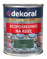 Dekoral, emalis antikorozinis | 0,65 ltr. žalias (ziele mchu) blizgus RAL 6005
