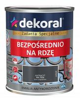 Dekoral, emalis antikorozinis | 0,65 ltr. antracitas, blizgus RAL 7016