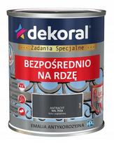 Dekoral, emalis antikorozinis | 0,65 ltr. antracitas, matinis RAL 7016