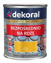 Dekoral, emalis antikorozinis | 0,65 ltr. geltonas, blizgus RAL 1023