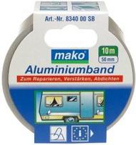 Juosta aliuminė lipni, 100 C° Mako | 50 mm x 10 m