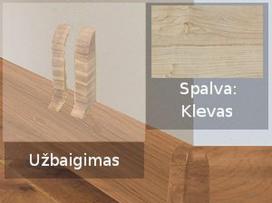 Grindjuostė termoplasto Vox, (04) klevas | Užbaigimas SMART FLEX / IZZI, dešininis; kairinis