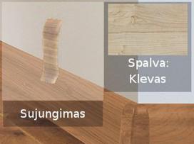 Grindjuostė termoplasto Vox, (04) klevas | Sujungimas SMART FLEX / IZZI