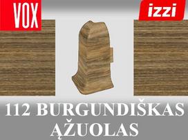 Grindjuostė termoplasto Vox, (112) burgundiškas ąžuolas | Kampas SMART FLEX / IZZI, išorinis