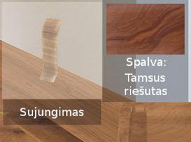 Grindjuostė termoplasto Vox, (28) tamsus riešutas | Sujungimas SMART FLEX / IZZI