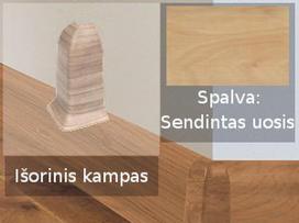 Grindjuostė termoplasto Vox, (34) sendintas uosis | Kampas SMART FLEX / IZZI, išorinis