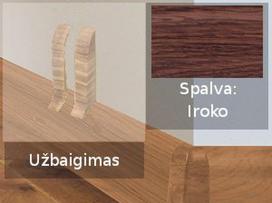 Grindjuostė termoplasto Vox, (50) iroko | Užbaigimas SMART FLEX / IZZI, dešininis; kairinis