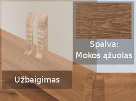 Grindjuostė termoplasto Vox, (58) mokos ąžuolas | Užbaigimas SMART FLEX / IZZI, dešininis; kairinis
