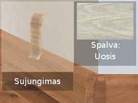 Grindjuostė termoplasto Vox, (61) uosis | Sujungimas SMART FLEX / IZZI