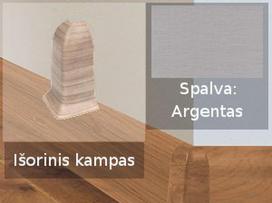 Grindjuostė termoplasto Vox, (63) argentas | Kampas SMART FLEX / IZZI, išorinis