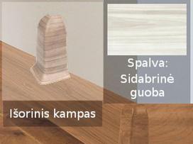 Grindjuostė termoplasto Vox, (71) sidabrinė guoba | Kampas SMART FLEX / IZZI, išorinis