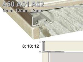 Profilis Effector, užbaigimo | A51 šaltai pilka (ice grey) 250 cm 10 mm