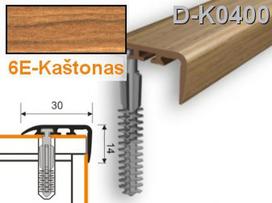 Profilis laiptams PVC Myck, 30 x 14 mm | kaštonas, 2 m