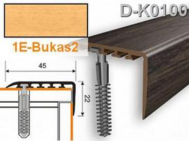 Profilis laiptams PVC Myck, 45 x 22 mm | bukas2, 2 m