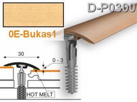 Profilis PVC Myck, 30 mm | bukas1, 2 m