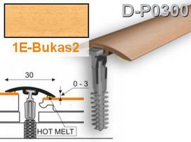 Profilis PVC Myck, 30 mm | bukas2, 2 m