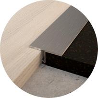 Profilis T tipo, nerūdyjančio plieno Stainless Steel Profiles | 21 mm L-250cm
