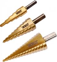 Grąžtų metalui pakopinių HSS rinkinys, 3vnt Sthor | 4-32mm