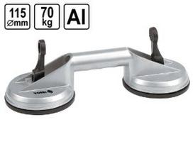 Rankena stiklui nešti 2 laikikliai aliuminiai Vorel | d-115mm, 70 kg