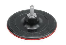 Padas su adapteriu gręžtuvui/kampiniam šlifuokliui guminis, velcro d-125mm Vorel