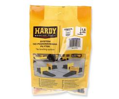 Plytelių išlyginimo sistema Hardy | segtukai 1,5 mm, 100 vnt