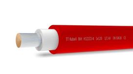 Kabelis saulės elektrinėms H1Z2Z2-K 1x4mm, raudonas, 500m