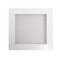 Grotelės židiniui HEARTH, baltos, 170 x 170 mm