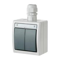 Jungiklis ELEKTRO-PLAST AQUANT, 2 klav., IP65