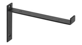 Lentynos laikiklis Dolle Lip, 200x130 mm, juoda