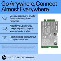 HP 5G Sub-6 Cat19 WWAN vidinis modemas