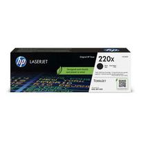 HP 220X originali didelės talpos juoda (Black) tonerio kasetė (~7500 kopijų)