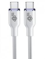 TB USB-C to USB-C 60W Glamour cable, 1.5m, white