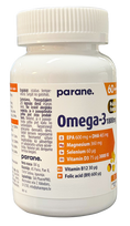 PARENE Omega-3 1800 mg + Magnesium + Selenium + Vitamin D3 kapsulės, 60 vnt.