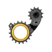 absoluteBlack HOLLOWcage® SRAM eTap AXS Carbon Ceramic Oversized galinio perjungėjo kojelė su ratukais | Gold