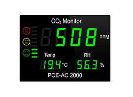 Oro drėgmės matuoklis PCE AC 2000