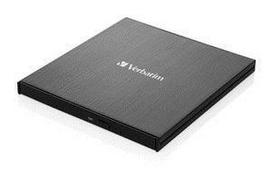 VERBATIM 43888 Verbatim Ultra HD 4K External Slimline Blu-ray Writer USB 3.1 with USB-C to A
