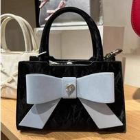 Bow Minority Crossbody Bag Pure Desire Sweet Lady Style Portable Simple Commuting Small Square Bag juoda