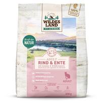 Wildes Land Classic Adult Beef sausas maistas katėms jautiena ir antiena su daržovėmis, 400 g